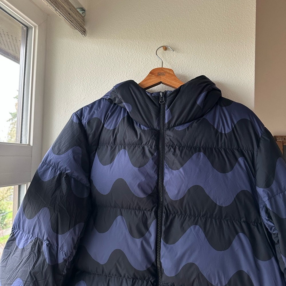 Uniqlo x Marimekko Ultralight Down Cocoon Parka NWOT - Picture 3 of 12